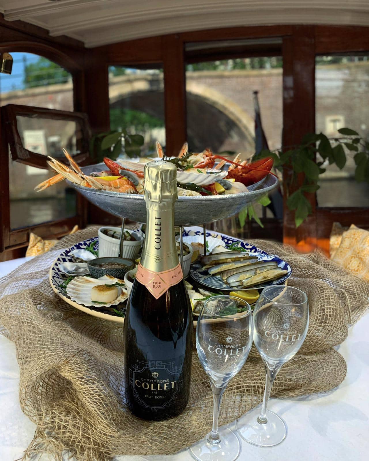 Champagne cruise Salonboot