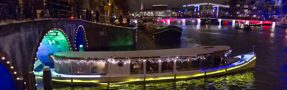 Rondvaart Amsterdam met kerst